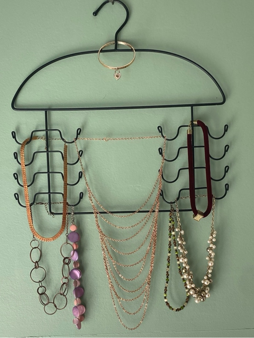Hanger with Assorted Necklaces
